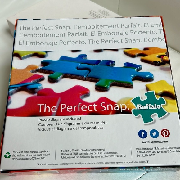 Buffalo Games 300-Piece Color Explosion Colorful Zebra Jigsaw Puzzle - Picture 3 of 5